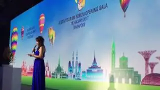 Chermaine Cho hosts ASEAN Tourism Forum Opening Gala -Artiste Entertainment Event Emcee -