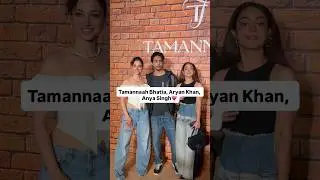 Tamannaah Bhatia, Aryan Khan,Anya Singh Grace The Red Carpet For Tamannaah Bhatia&rsquo;s New Store Launch