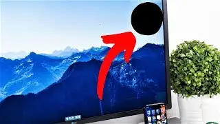 Как убрать чёрное пятно с экрана! Просто!