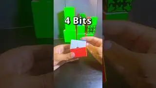 Polish Flag on Rubik&rsquo;s Cube! 🤯 64bits to 1bit