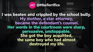I was beaten and crippled by the school bully. My mother, a star attorney, became the defendant's...