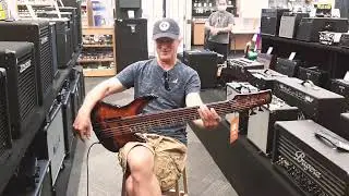 Ibanez fretless .7 strings bass. first impression.