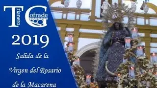 Salida de la Virgen del Rosario de la Macarena 2019