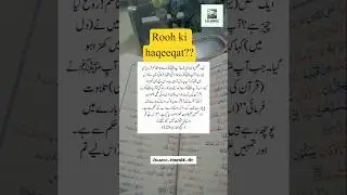Rooh Kya Hy #shorts #islamicstatus #soul #hadees #hadith