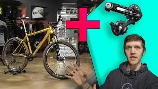 Converting a 20 year old mountain bike (Schwinn Homegrown) into a single speed race bike !