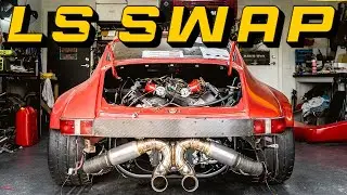 Замена двигателя LS в Porsche 911 SC: начало сборки в домашних условиях