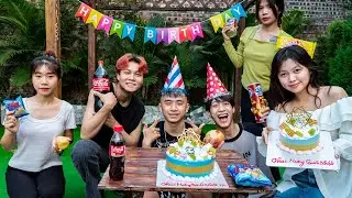 Kids Go To School | Chuns Birthday Everyone Held a Party In a Beautiful Villa