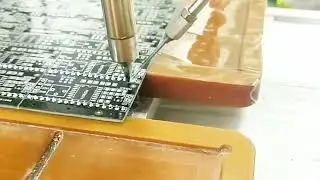 LED PCBA single head double station automatic soldering machine