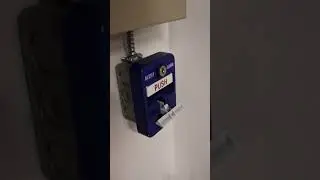 Police/Security Pull Station Alarm Activation | #shorts