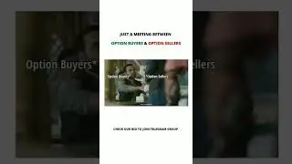 Meeting between option buyer and  seller | trading meme |#trading #memes #shorts