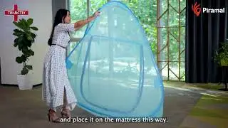 Tri-Activ Mosquito Bed Net I Steps to open, use and fold the net after use