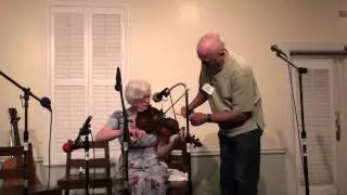 Jane and Gordon Scott play Leather Britches.at the Stephen Foster Old-Time Music Weekend.