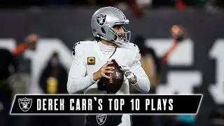 Derek Carr&rsquo;s Top 10 Plays From the 2021 Season | NFL Highlights | Raiders