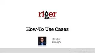 How To Use RigER. 101. RigER Webinar. Oilfield Software for Energy Service and Rental Companies