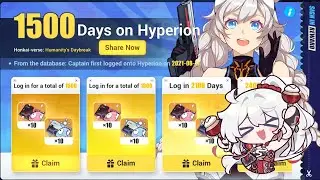 1500 day Honkai Impact F2P (?) Account Showcase! 