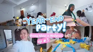 Episode 3: Living Alone in the Maldives 🇲🇻 |Year-End Party 