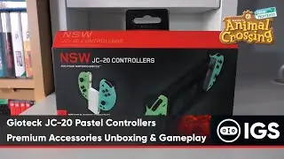 Gioteck JC-20 Pastel Controllers | Premium Accessories Unboxing & Gameplay
