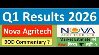 NOVA AGRITECH Q1 results 2026 | NOVA AGRITECH results today | NOVA AGRITECH Share News