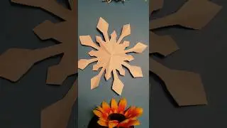 Begin your Creative paper cutting journey! Easy and beautiful craft idea! #shorts