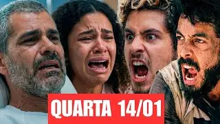 TRÊS GRAÇAS: QUARTA 14/01 – LORENA ENFRENTA FERETE, DENUNCIA ESQUEMA CRIMINOSO E SALVA JUQUINHA?