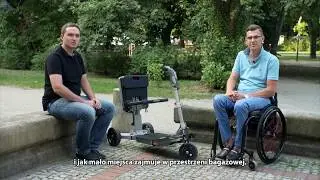 Skuter wózek inwalidzki elektryczny składany Techlife U5