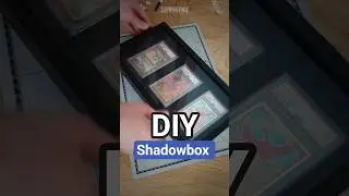 Homemade shadowbox for graded cards #DIY ikeahack #PSAgradedcards