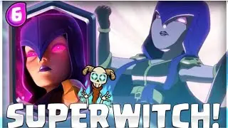 Best Deck For Super Witch Challenge  - clash royale!