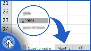 How to Unhide Sheets in Excel