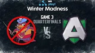 NoPangolier vs Alliance Game 3 - WePlay! Winter Madness - Quarterfinals