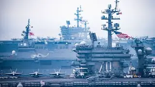 The US Navy Carrier Strike Shows its Sea Power