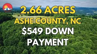 Ashe County NC Land for Sale | Off-Grid Stream + River Access