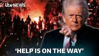 Trump threatens 'very strong action' against Iran if protesters are executed | ITV News