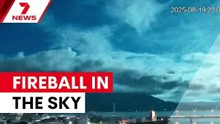 Meteor lights up night sky over Japan | 7NEWS