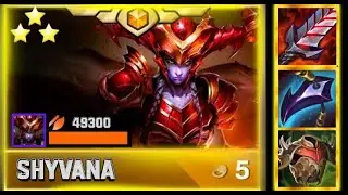 ALEVLERİ İLE RAKİPLERİ KÜL EDEN ÇAR ''SHYVANA'' | TFT SET 16 | ÖĞRETİCİ