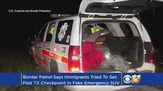 Driver, Immigrants In Fake Emergency SUV Caught By Texas Border Patrol