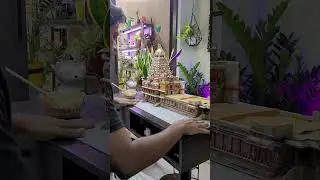 Thanjavur Temple 3d Model #cardboardcraft #ganpatidecoration