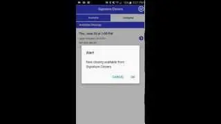 Signature Closers Mobile App (Android-Based Phone)- Accept/Decline Closings Demo