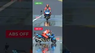 ABS vs No ABS - Motorcycle Crash Test! 🤯