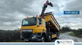 For Sale - New Stock From Sotrex: DAF CF 400 8 X 2 Steel Tipper with Grab