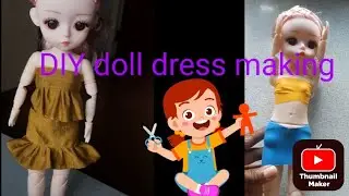 DIY doll dress making #origami 