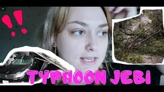 Typhoon JEBI 2018, Osaka Japan.