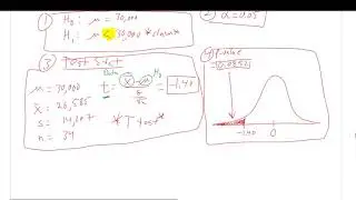 Hypothesis Tests for a Population Mean