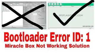 Mobile Software problem/Miracle box is not Working/💯% Solution/Bootloader Error ID: 1 /Mobicare UD?,