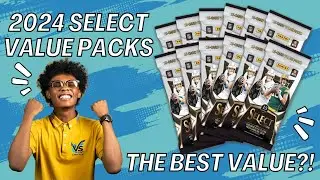 The BEST VALUE for 2024 Panini Select Football Cards? | 2024 Panini Select Value Pack Unboxing