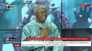 l'invité d'infos matin | Gorgui CISSE, Co-président de la commission spéciale de relance du PS