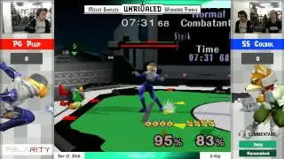 Unrivaled 4 Melee - PG Plup (Sheik) vs SS Colbol (Fox) - Winners Finals