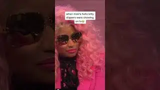 When Nicki&rsquo;s Hello Kitty Slippers Were Showing tiktok dearoldonika