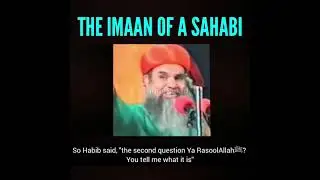 The Imaan Of A Sahabi| Syed Madni Miya Ashrafi speech with english subtitles| Sunni Scholar