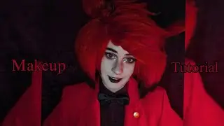 [Hazbin Hotel] Alastor Cosplay Makeup Tutorial (by Luxxinferni)