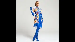 Floral Blue Elegance | A Cinematic Fashion Couture Moment